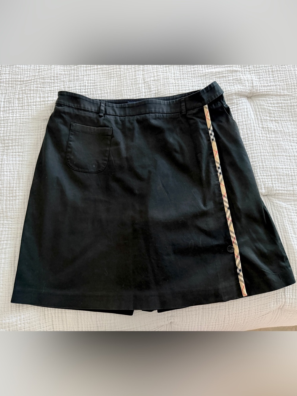Burberry Golf Skort with Signature Trim - Size 10